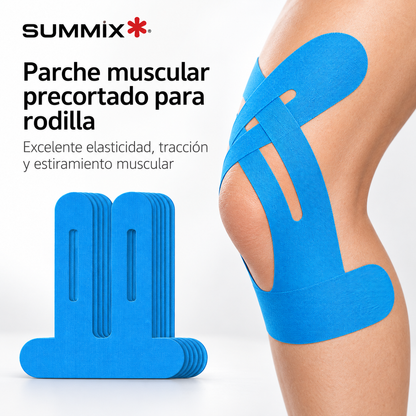 Soporte de Rodilla. Cinta Kinesiológica Precortada